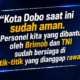 Kota Dobo Kondusif, Wakapolres Aru: Personel Brimob dan TNI Tetap Siaga