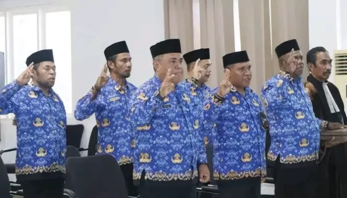 Bupati Lantik Kabinet Baru Kepulauan Aru, Ini Daftar 10 Pejabat yang Mengisi Pos Strategis