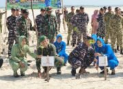 Jelang Hari Jadi ke-81, TNI Tiga Matra di Tual Turun Tangan Jaga Pesisir Kei Kecil