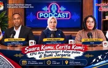 KPU Aru Luncurkan Podcast Perdana, Kupas Cerita Perjuangan Menyisir Pulau Terluar